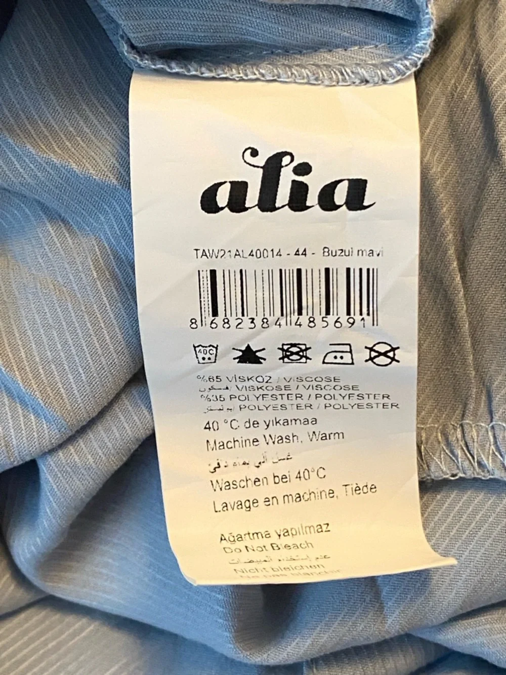 Alia longe light blue dress ladies size 12 - Picture 8 of 8